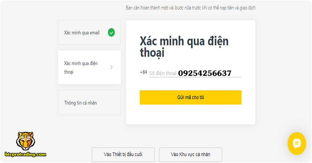 đăng ký tài khoản exness