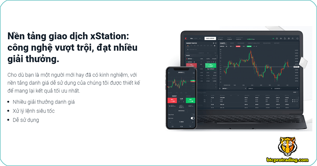 Nền tảng giao dịch sàn XTB