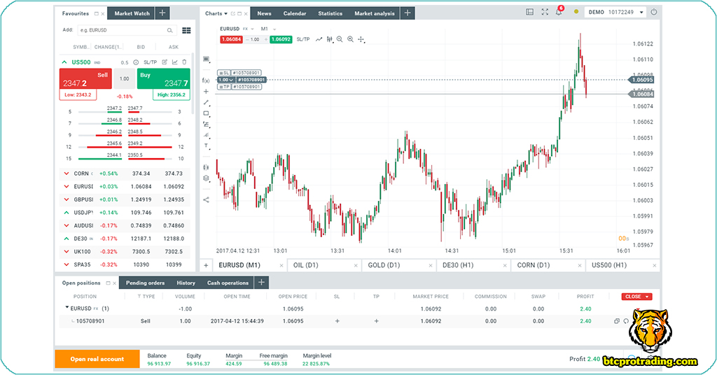 Nền tảng giao dịch xStation sàn XTB